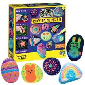 Creativity for Kids Glow in the Dark Rock Painting Kit